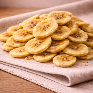 Banana en rodajas